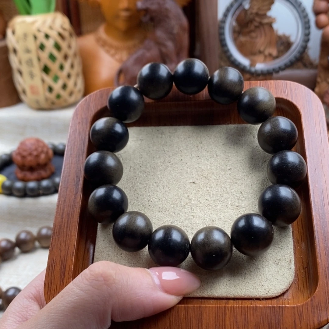 檀香木手串/手链老山檀香，阴沉1.5瑕疵