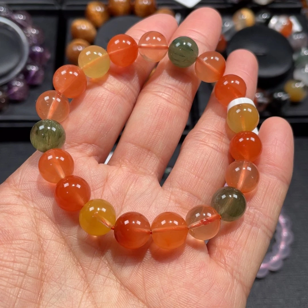 水晶手链未镶嵌福禄寿10mm左右