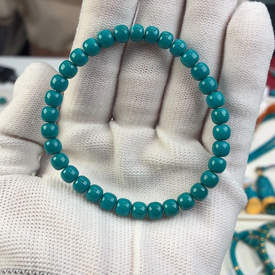 绿松石未镶嵌配饰6mm