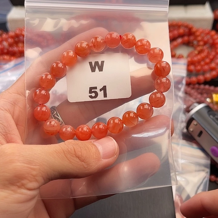 南红玛瑙未镶嵌多样性发货默认微瑕称重9mm