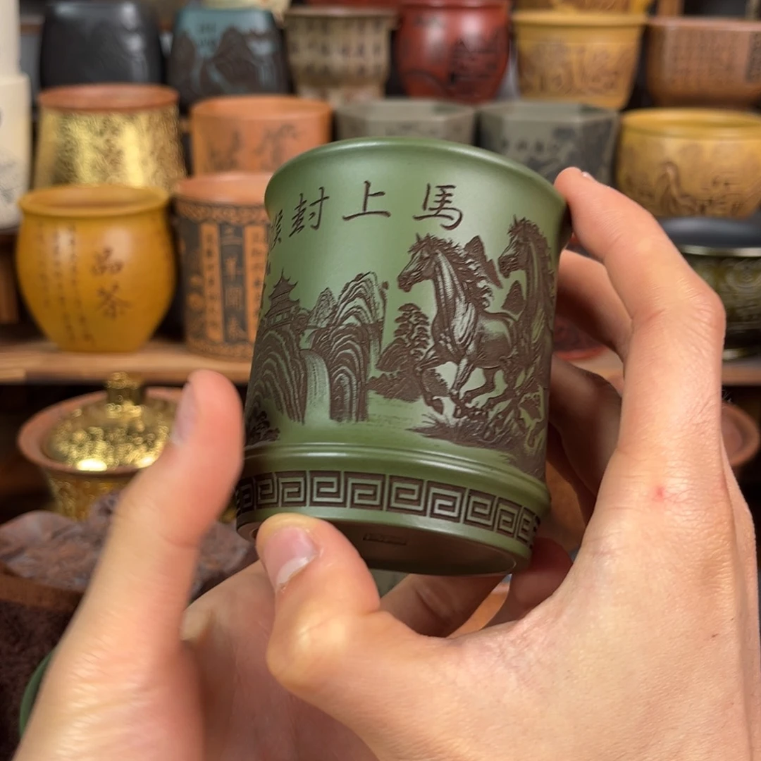 茶杯紫砂宜兴原矿紫砂杯茶具