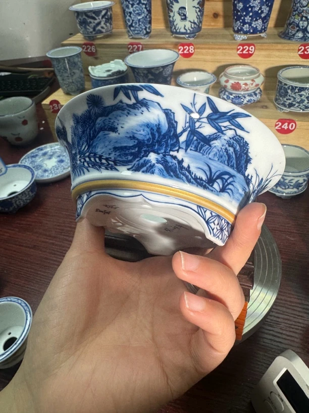 手绘陶瓷手工茶器