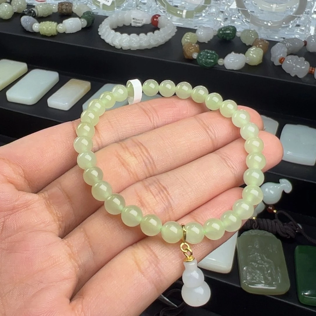 未镶嵌手串和田玉卡6