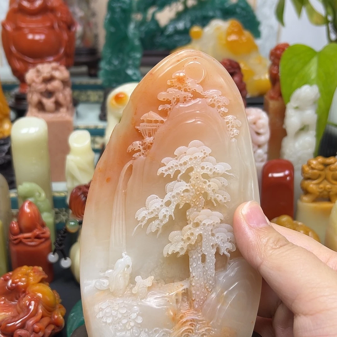 木***堂寿山石印章雕刻工艺