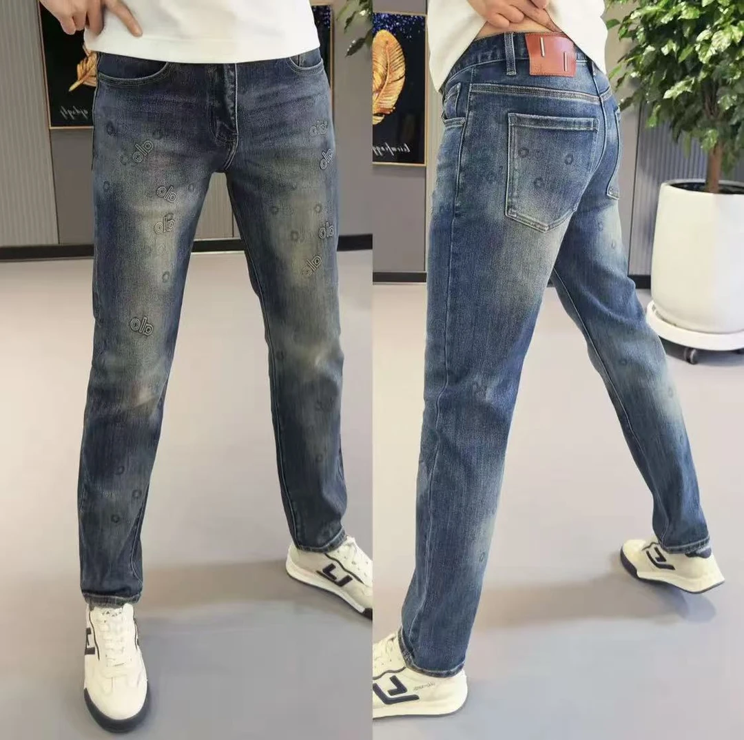 牛仔裤男士宽松舒适直筒裤2025秋季新款时尚百搭裤子男款秋冬款