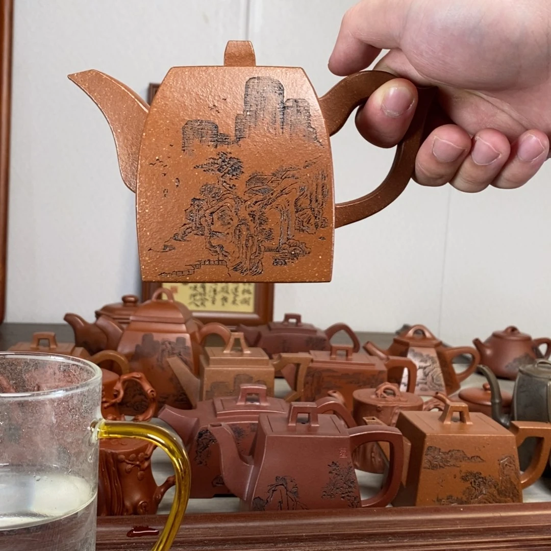 茶壶紫砂原矿泥料传统工艺制作
