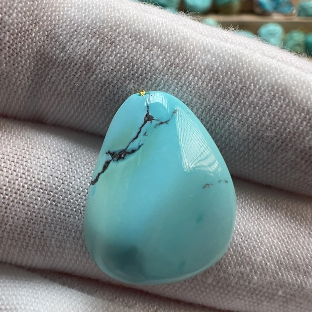 绿松石未镶嵌配饰15.7*19.1