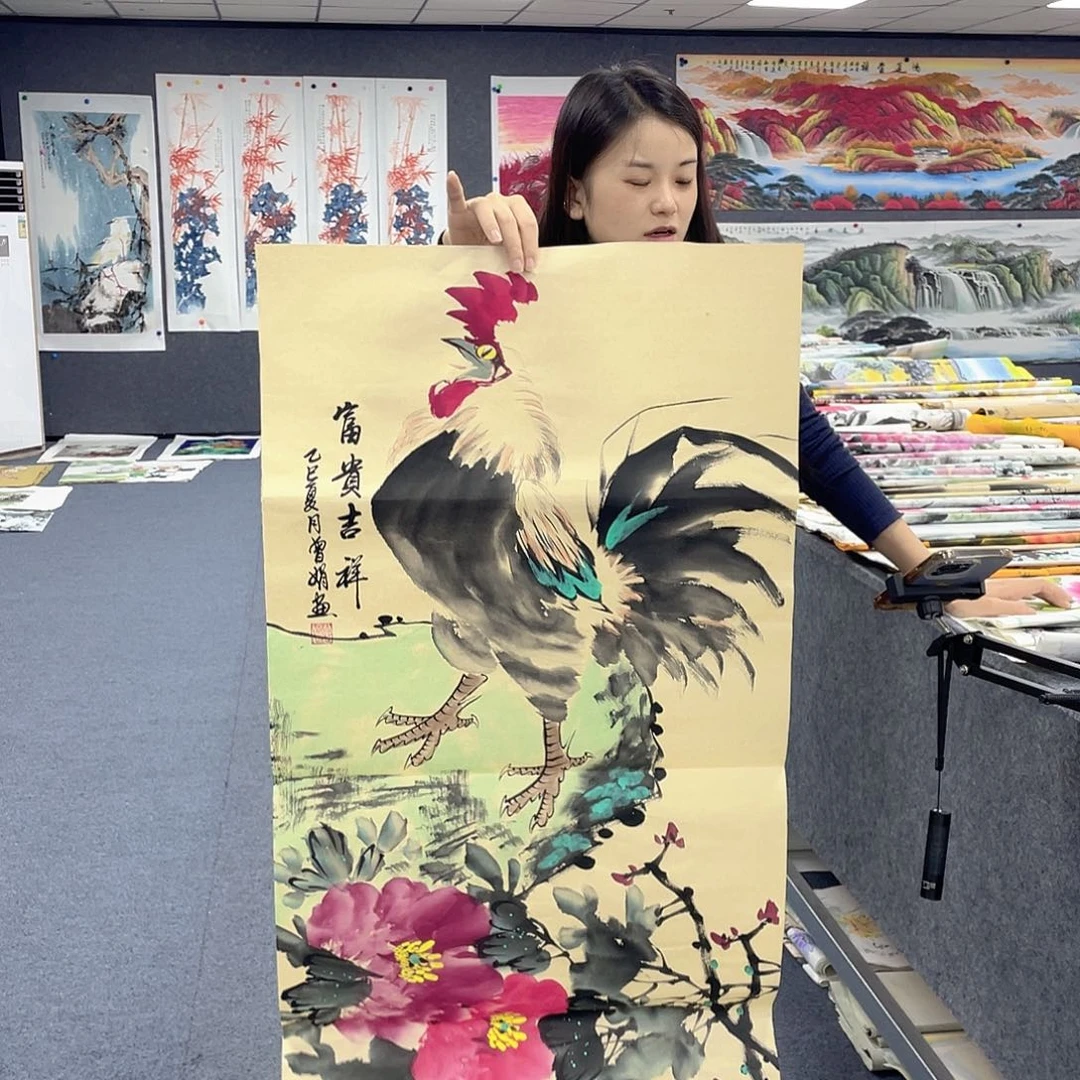 国画作品小姐姐放漏…
