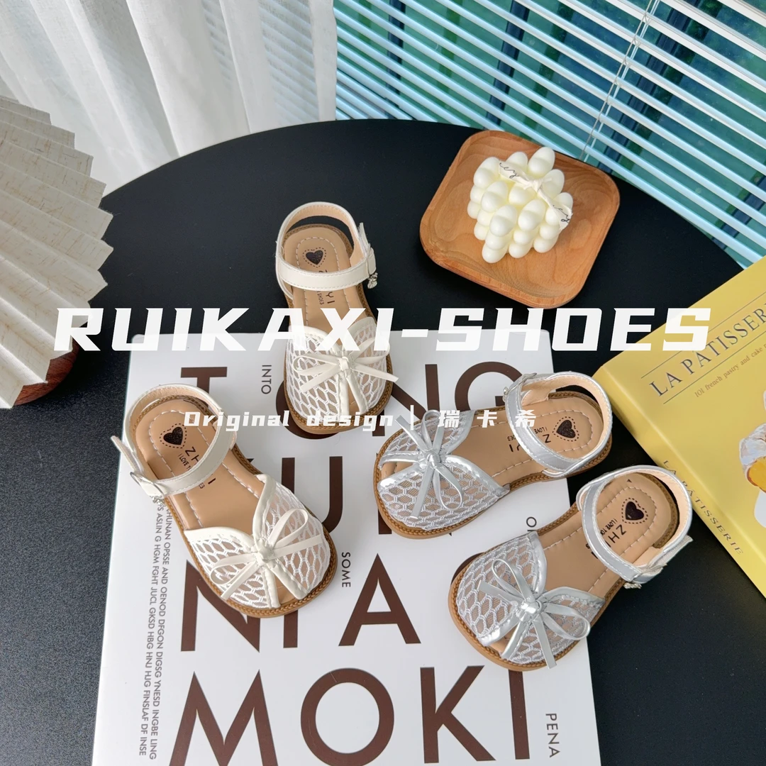 【瑞卡希】“”女童夏季凉鞋新款儿童鞋子小女童洋气包头公主鞋