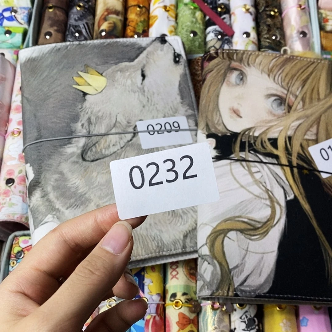 织绣A5 活页pvc两个0232打孔