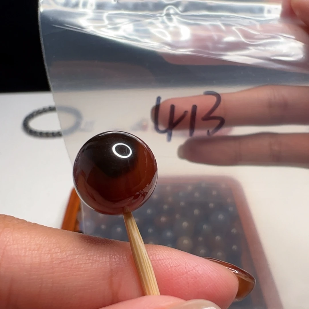 未镶嵌南红玛瑙南红玛瑙413号单珠13.2mm