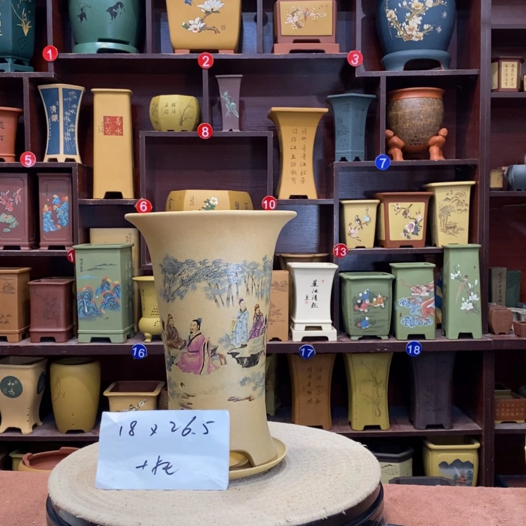 紫砂花盆紫砂艺术