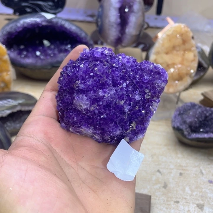 未镶嵌珠宝半成品紫晶