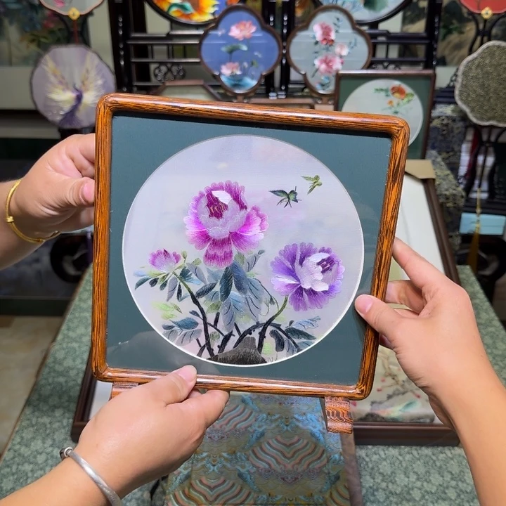 刺绣手工苏绣工艺制作技艺精湛