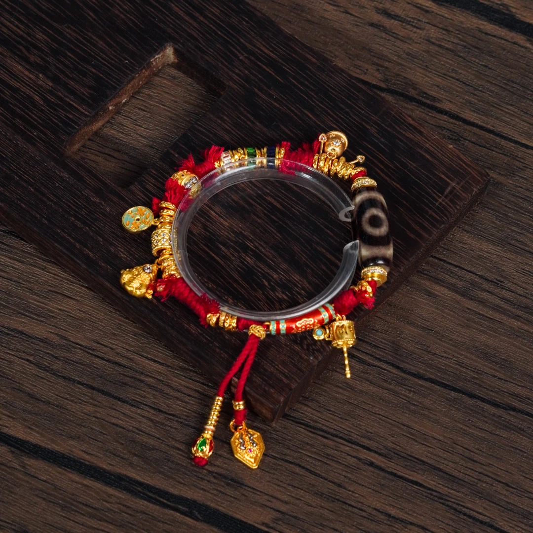 手链  藏宝阁 ▎【法器大满贯老师全力开加】熊猫三大黑天手绳702862