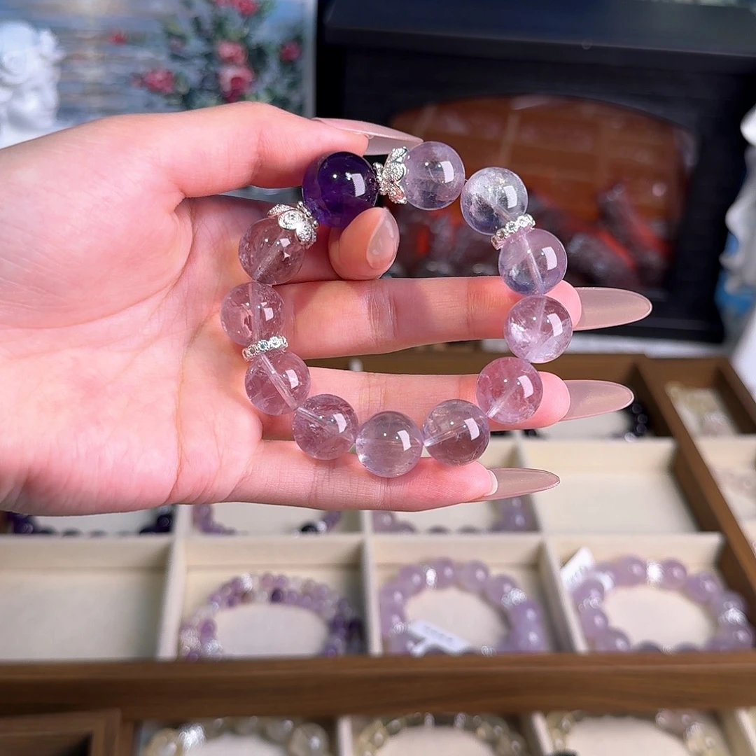 水晶手链未镶嵌紫水晶