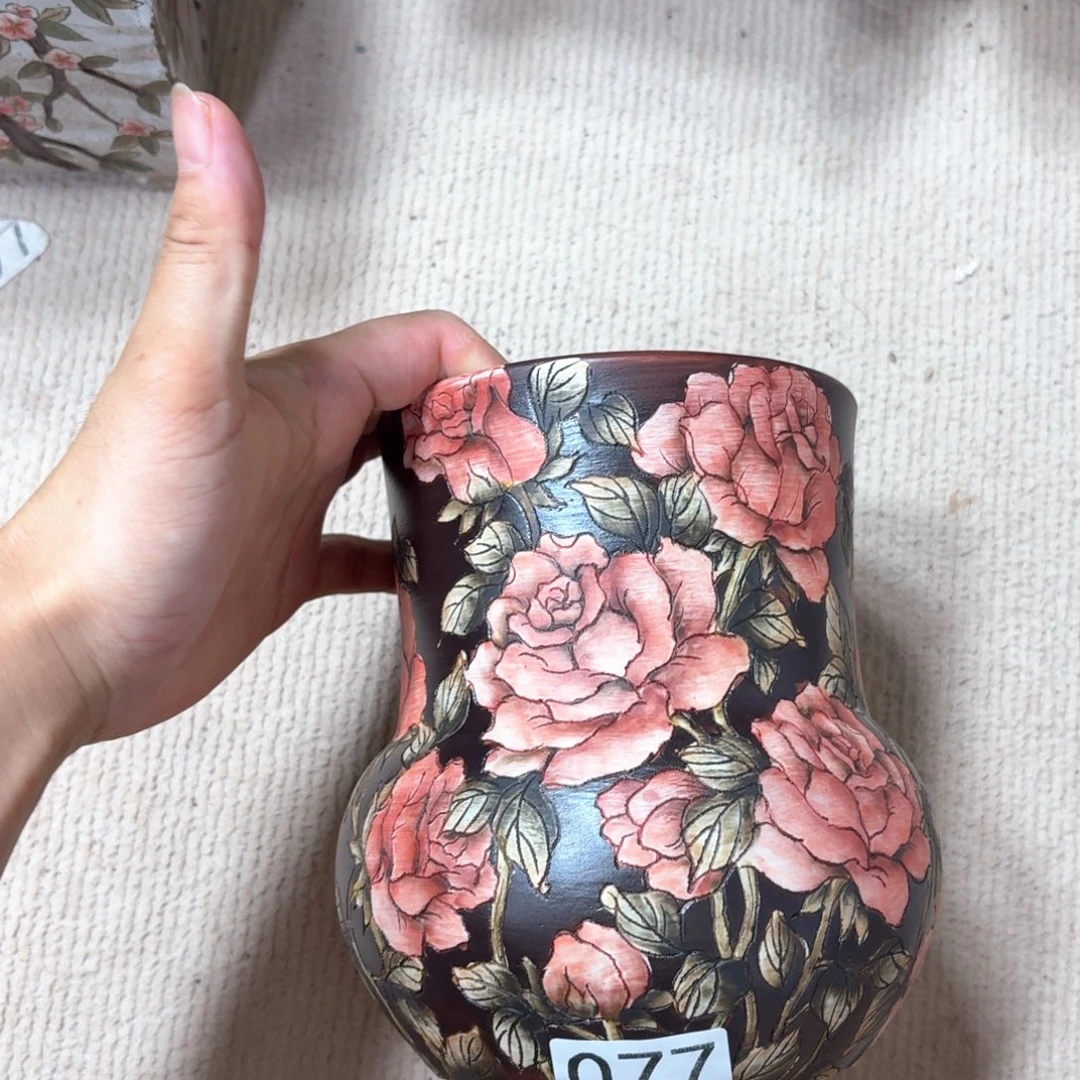 紫砂花盆陶瓷多肉花盆精品
