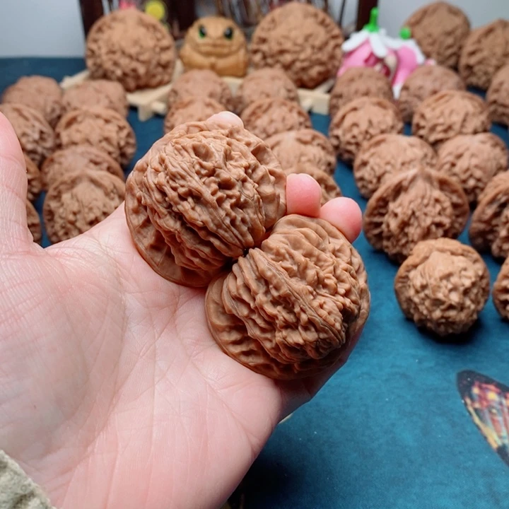 把件文玩核桃四座楼45