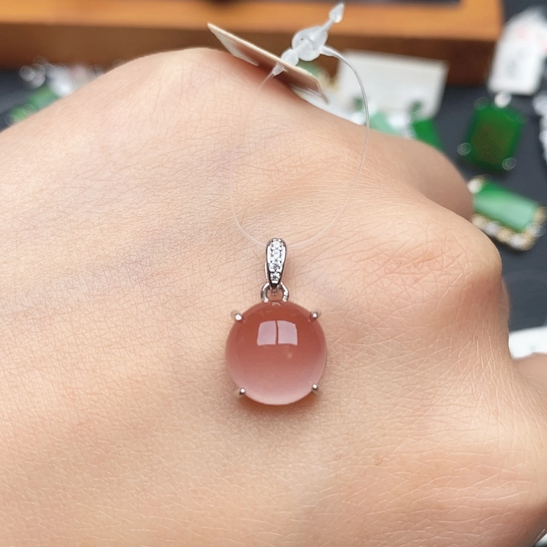 南红玛瑙银S925镶嵌戒指