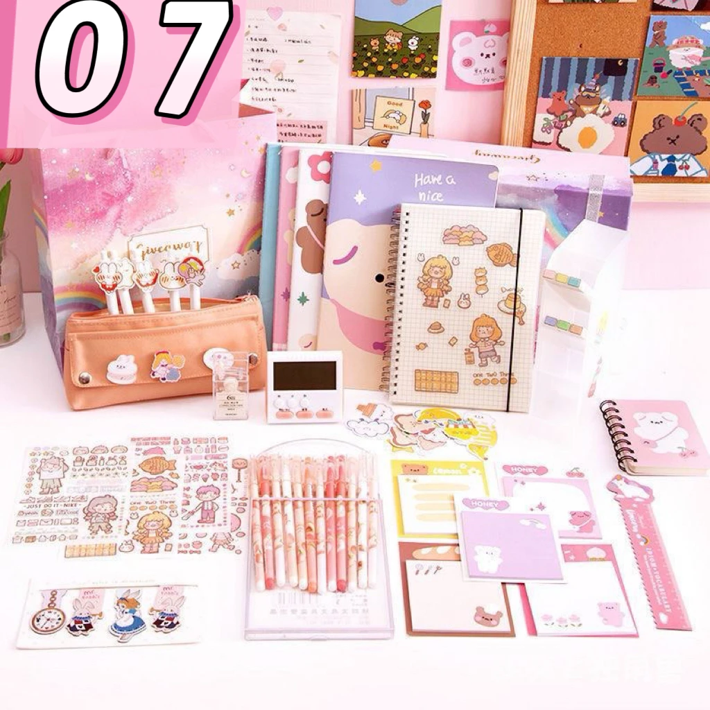【7号】文具贴纸本子套装（以直播间展示为主）