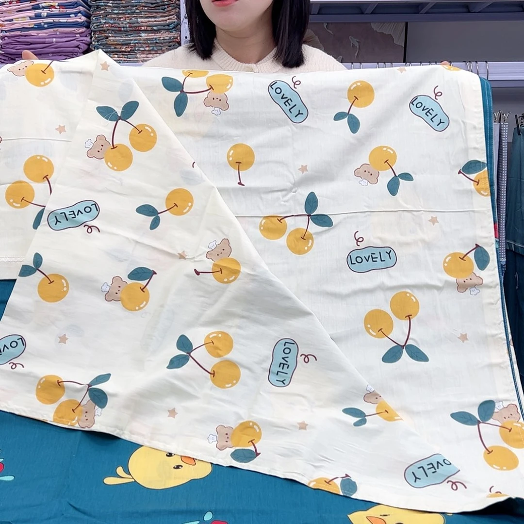 棉棉棉樱桃鸭被罩