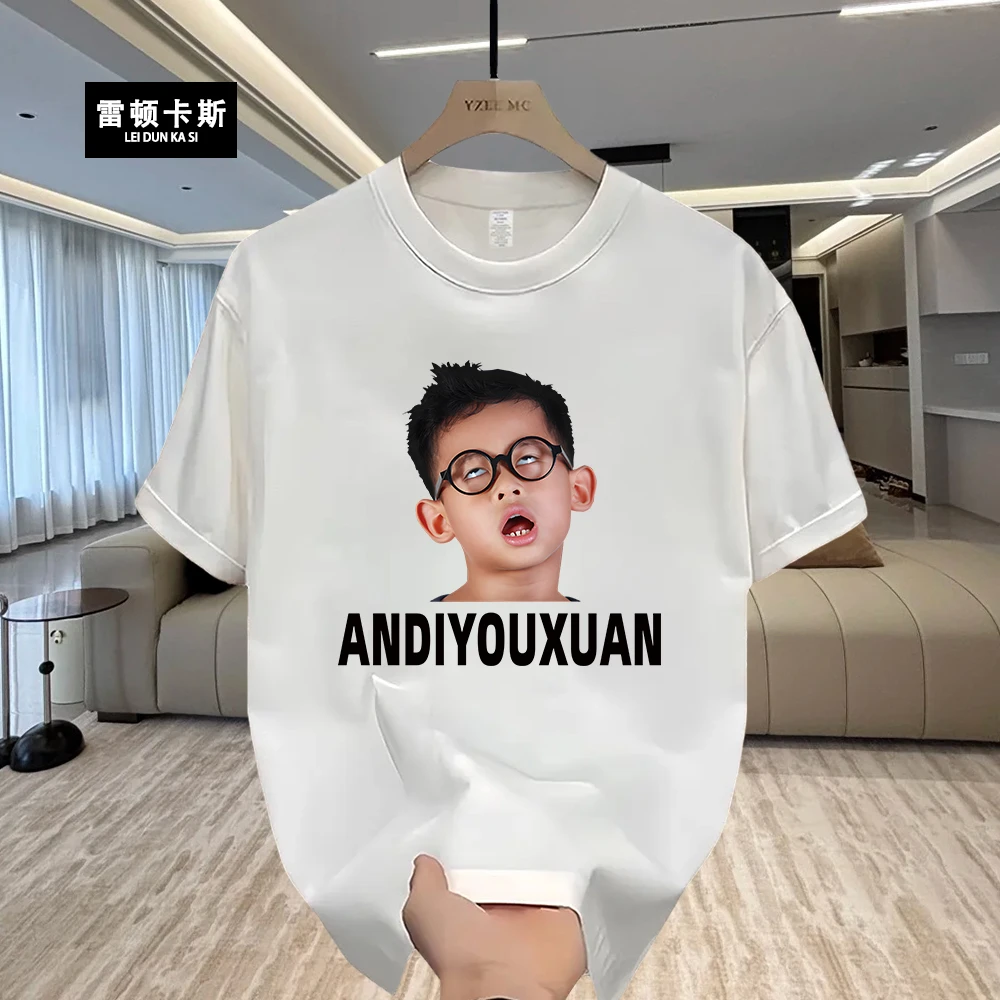 雷顿卡斯美式痞帅重磅纯棉短袖T恤青年男女款夏季ins潮牌圆领上衣