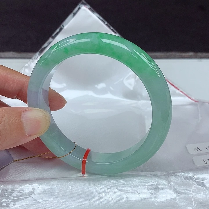 翡翠未镶嵌手镯58圈4733