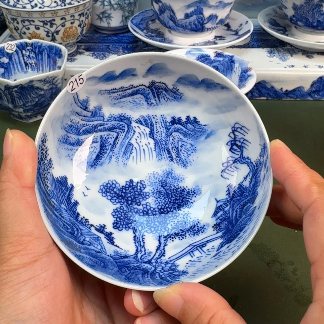 景德镇纯手绘茶具圆圆215