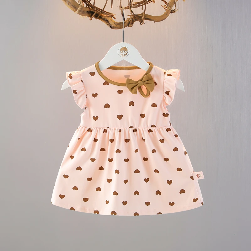 女童夏装小飞袖背心裙夏季新款女宝宝洋气薄款连衣裙儿童裙子新潮