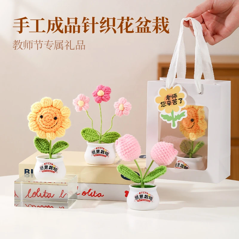 【成品发货】教师节礼物幼儿园手工diy花束装饰品2025年送老师实用