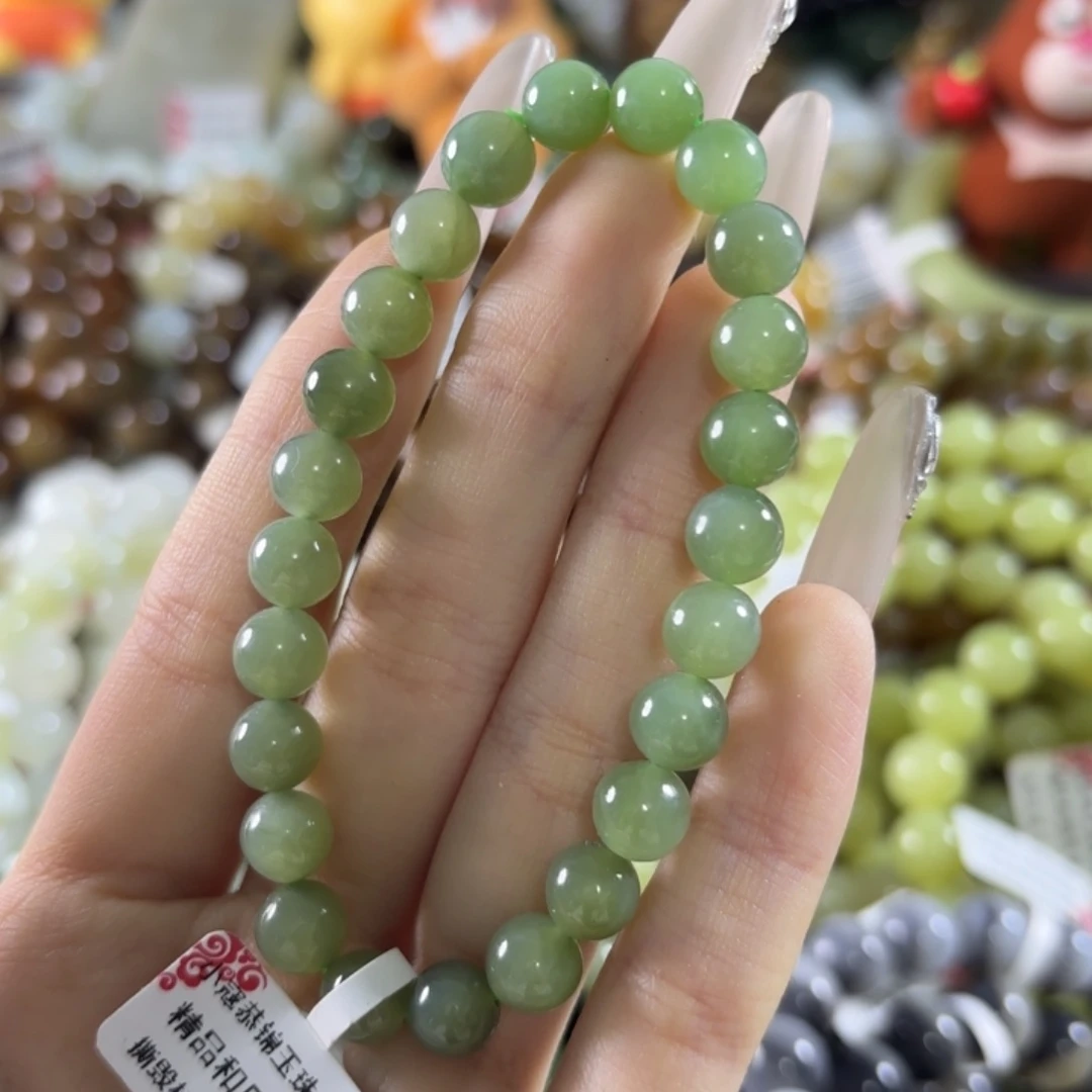 和田玉未镶嵌手链126