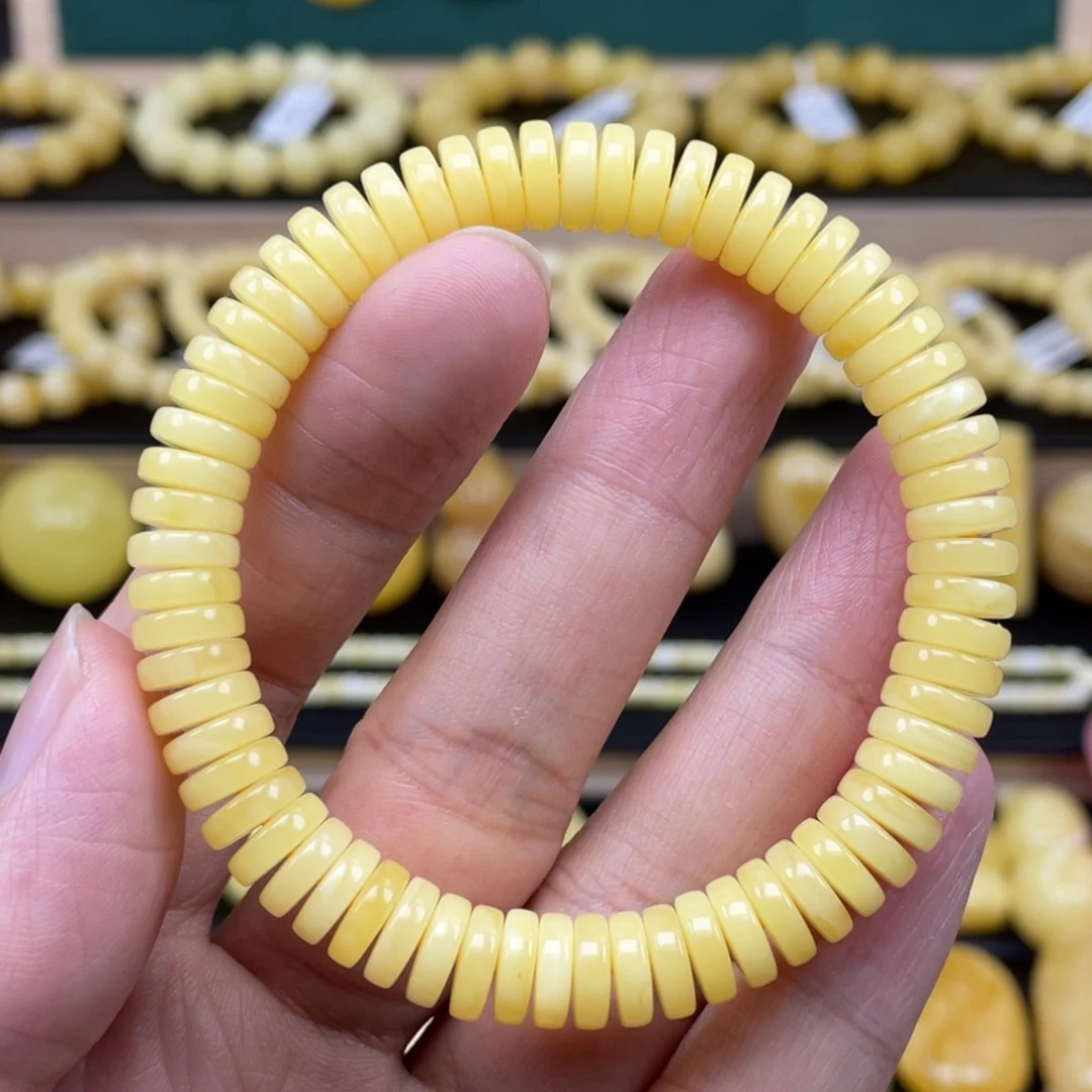 琥珀裸石未镶嵌琥珀蜜蜡