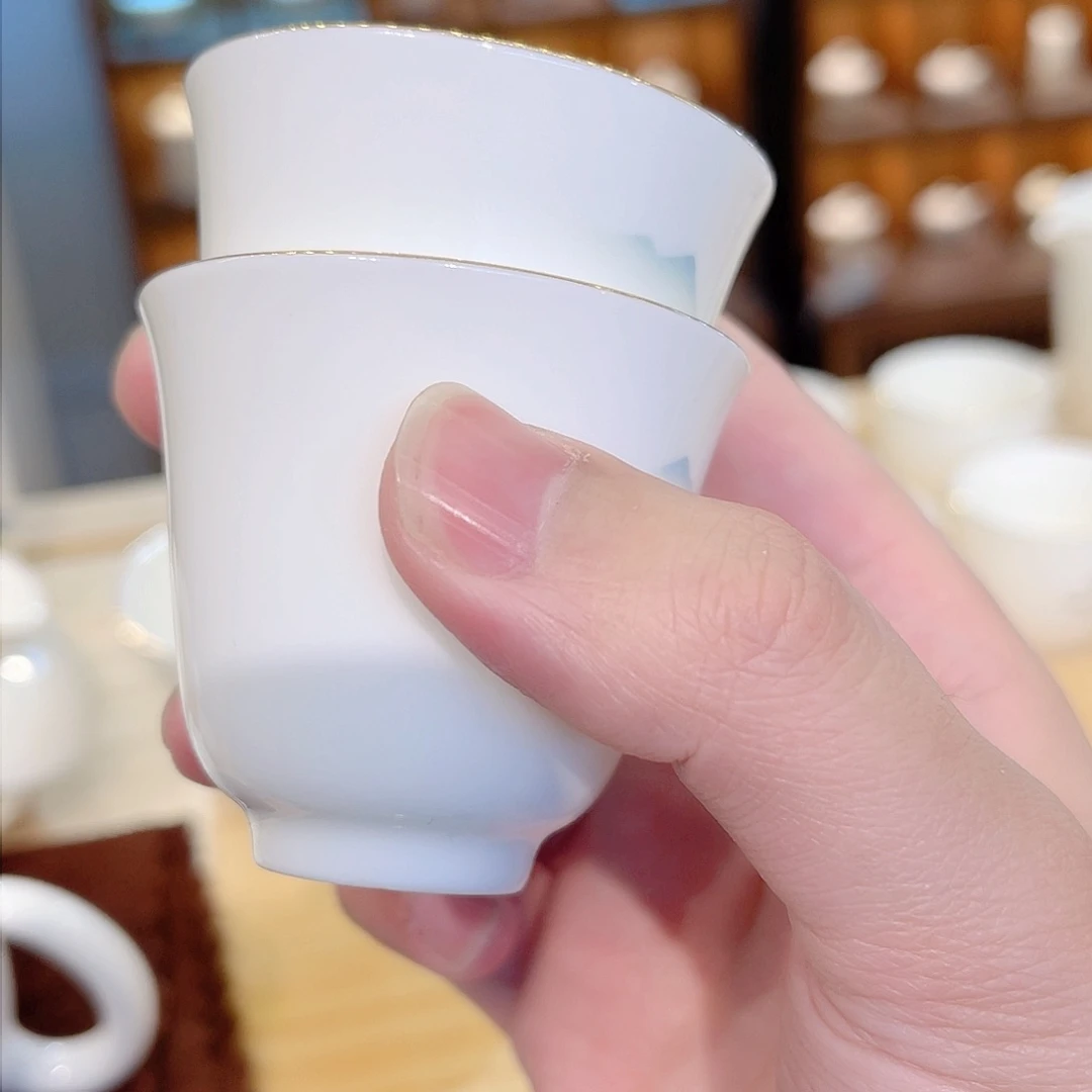 杯羊脂玉瓷羊脂玉瓷