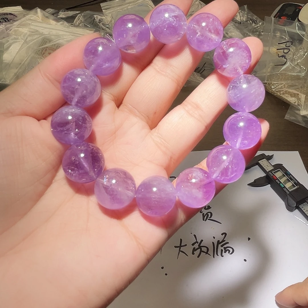 水晶手链未镶嵌16毫米克鲁兹紫水晶