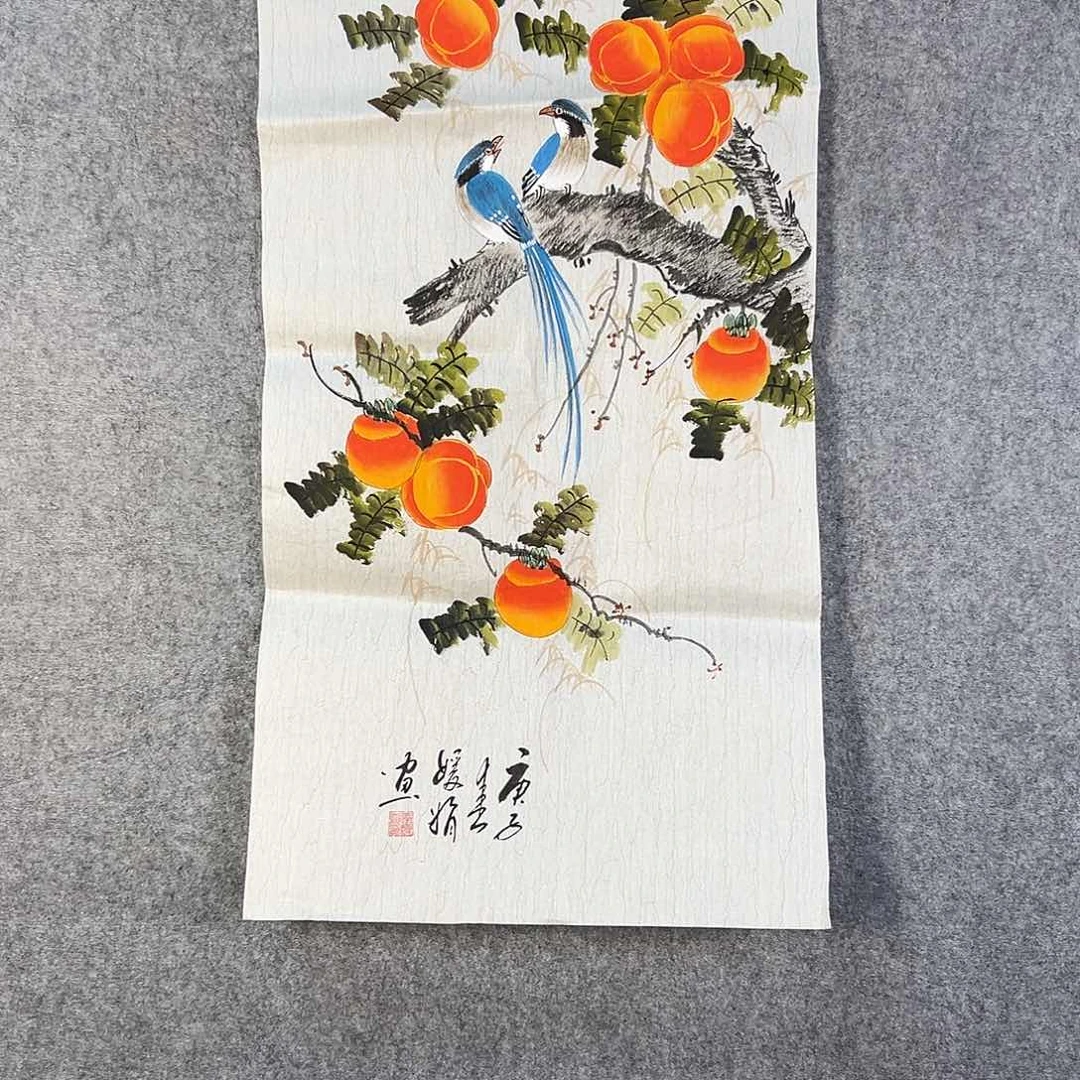 国画156 花鸟等各种鸟类栖息的