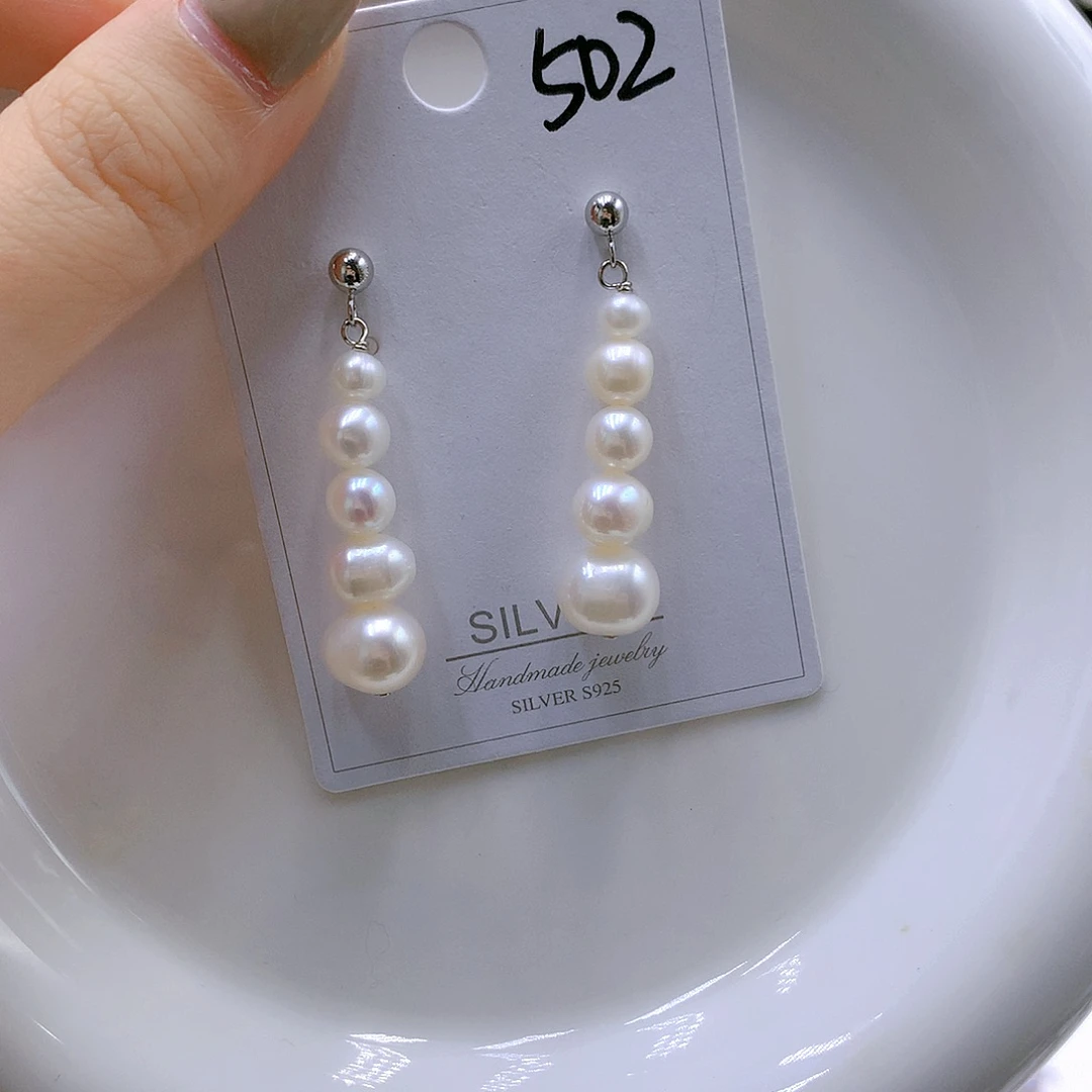 颈饰银S925镶嵌淡水珍珠