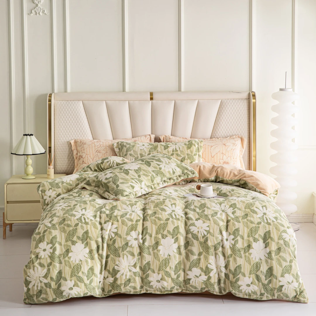 【南方生活】 秋冬牛奶绒11件套组