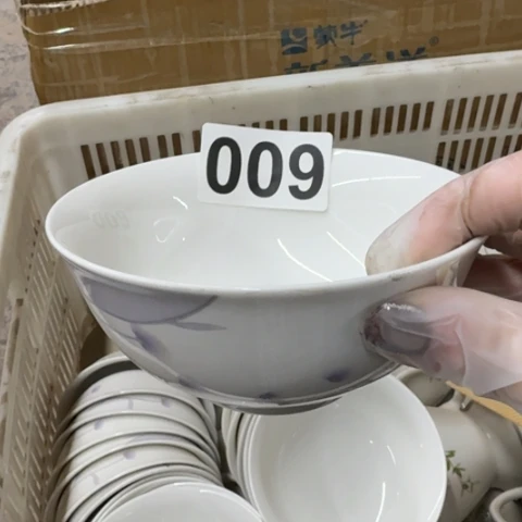 泥塑磁州窑出口尾货碗口径13高6