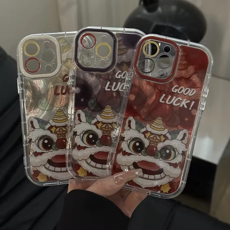 适用苹果16羽纱奶油手机壳iPhone15华为mate紫色醒狮新款小众小米