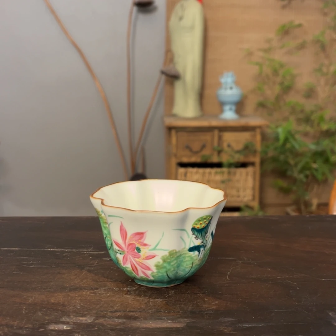 杯景德镇纯手工手绘陶瓷