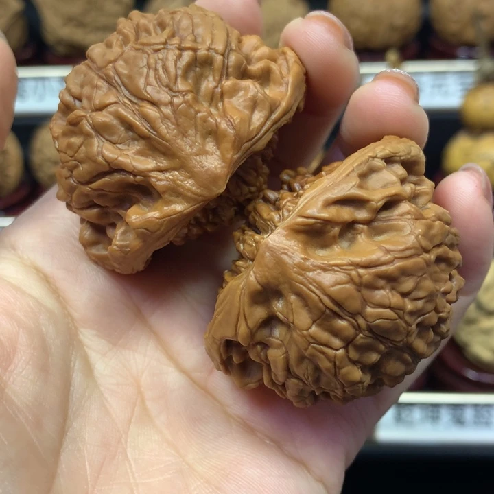 文玩核桃把件枯**鸦蛇头