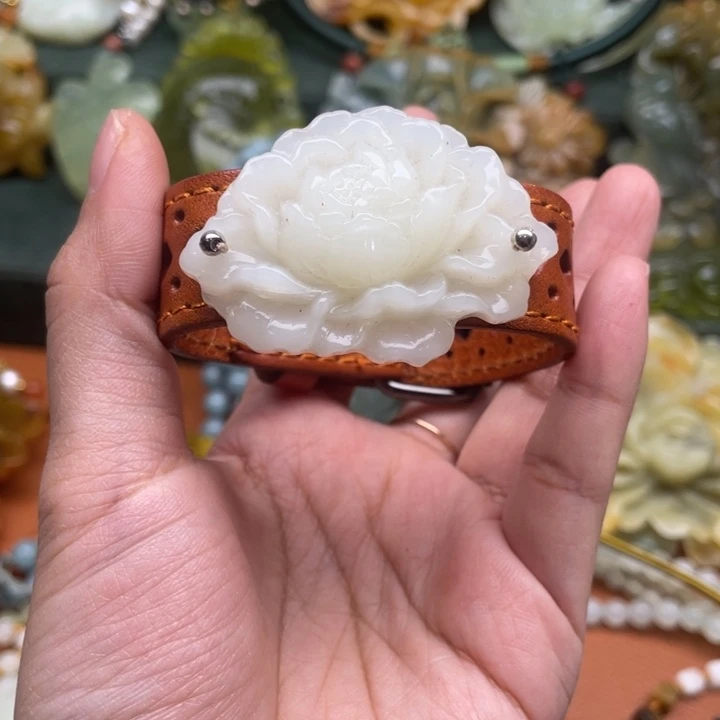 蛇纹石玉手牌合金