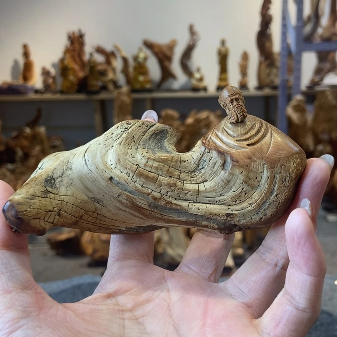 柏木（崖柏）太行崖柏根雕摆件