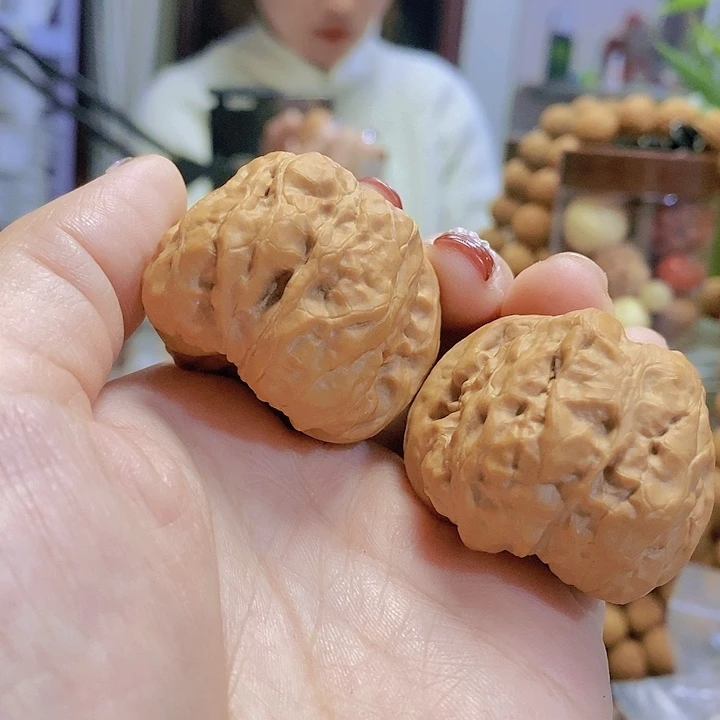 【闪购商品】文玩核桃把件40.5蛤蟆头大肚子