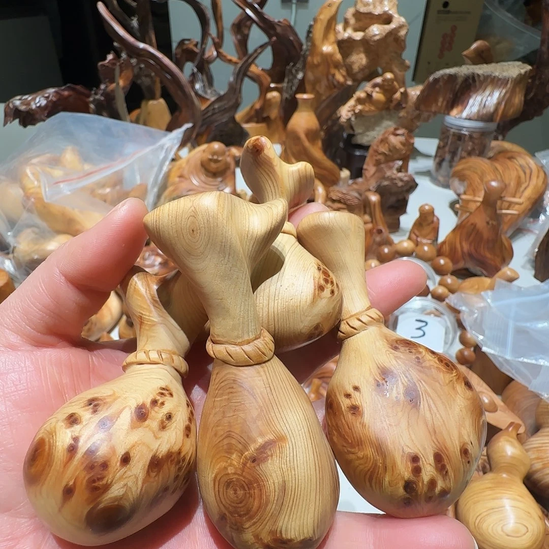 海***哥柏木（崖柏）太行崖柏陈化留疤小钱袋