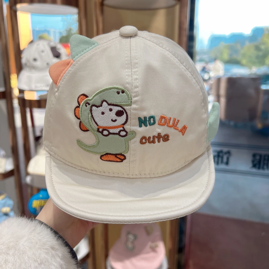 dudula/嘟嘟啦春夏季纯棉宝宝棒球帽透气薄款防晒男宝鸭舌帽3739