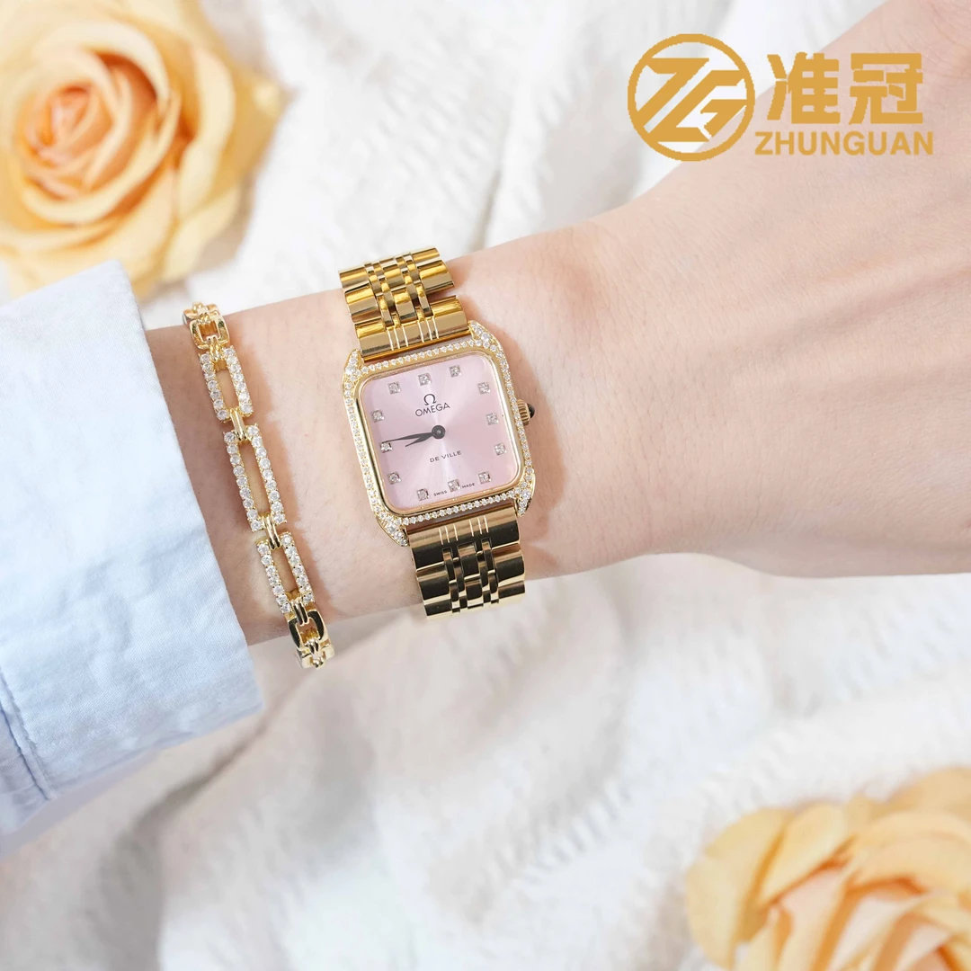 95新 Omega/欧米茄 26.7*24mm手动机械FN5982碟飞系列名表杏1