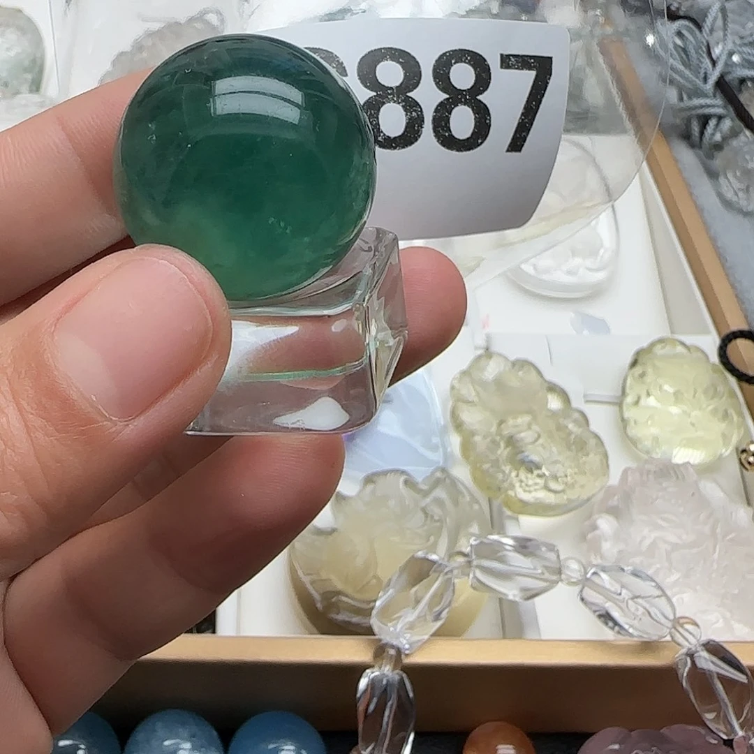 水晶摆件未镶嵌球887