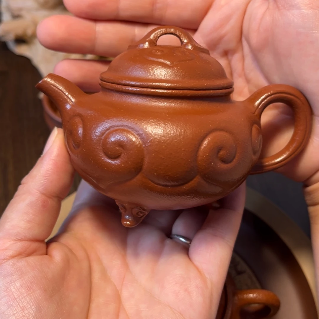 茶壶紫砂宜兴紫砂茶具半手工制作