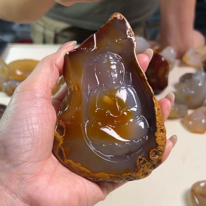 玛瑙/玉髓吊坠(不含链)未镶嵌